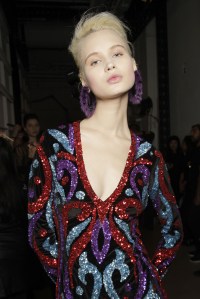 Backstage at Naeem Khan RTW Fall 2017