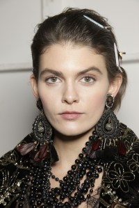 Backstage at Naeem Khan RTW Fall 2017