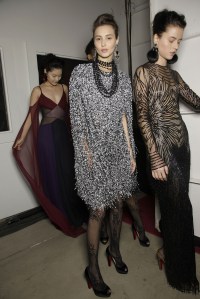 Backstage at Naeem Khan RTW Fall 2017