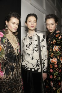Backstage at Naeem Khan RTW Fall 2017
