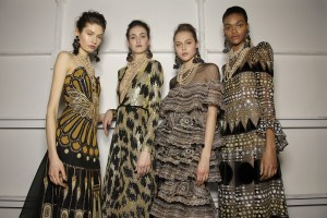 Backstage at Naeem Khan RTW Fall 2017