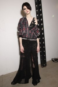 Backstage at Nicole Miller RTW Fall 2017