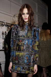Backstage at Nicole Miller RTW Fall 2017