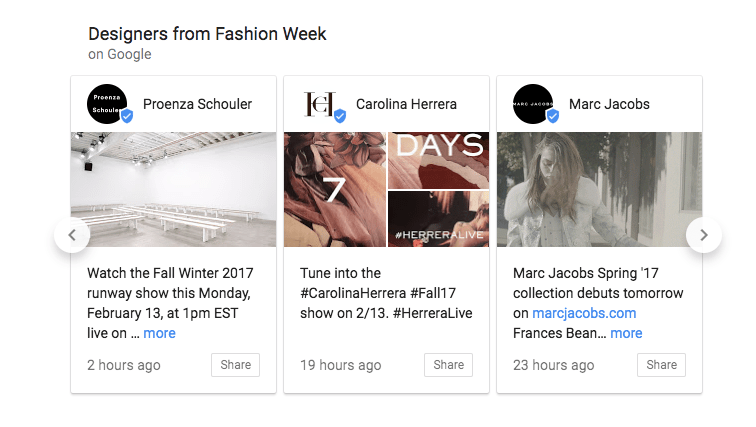 NYFW Google Search