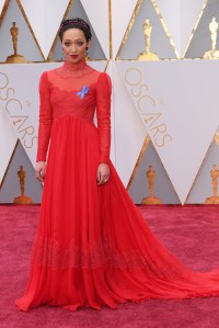 2017 Oscars Red Carpet Photos Ruth Negga in Valentino