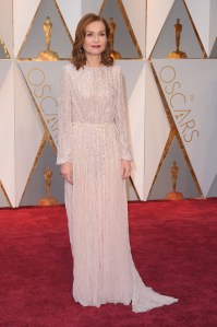 Isabelle Huppert 2017 Oscars Red Carpet Photos
