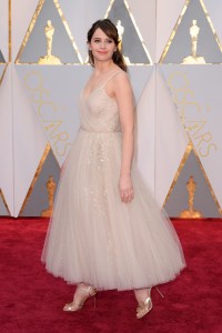 Felicity Jones in Dior 2017 Oscars Red Carpet Photos: Felicity Jones