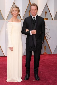 2017 Oscars Red Carpet Photos Sting and Trudie Styler