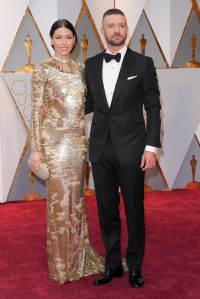 2017 Oscars Red Carpet Photos Jessica Biel and Justin Timberlake