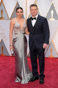 Matt Damon and Luciana Barroso