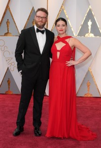 Seth Rogen and Lauren Miller