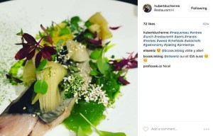 Restaurant: Chef Hubert Duchenne of Restaurant H's saucy Instagram feed