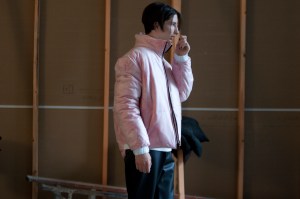 Backstage at Patrik Ervell Men's Fall 2017