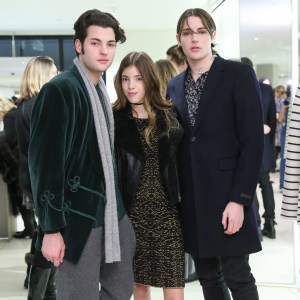 Peter Brant Jr., Lily Brant, and Harry Brant