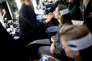 Backstage at Peter Pilotto RTW Fall 2017