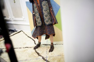 Backstage at Peter Pilotto RTW Fall 2017