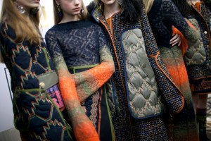 Backstage at Peter Pilotto RTW Fall 2017