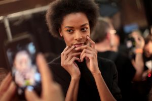 Backstage at Prabal Gurung RTW Fall 2017