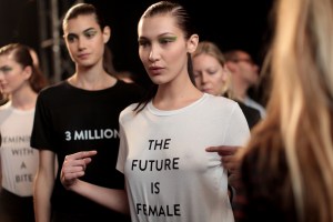 Backstage at Prabal Gurung RTW Fall 2017