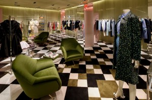 The Prada shop at Saks Fifth Avenue