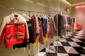 The Prada shop at Saks Fifth Avenue