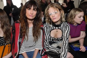 Caroline de Maigret and Hanne Gaby Odiele