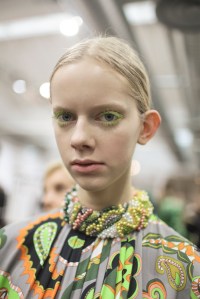 Backstage at Emilio Pucci RTW 2017