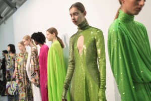 Backstage at Emilio Pucci RTW 2017