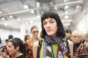 Backstage at Emilio Pucci RTW 2017