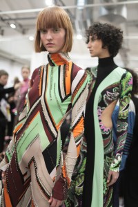 Backstage at Emilio Pucci RTW 2017