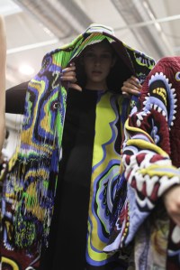 Backstage at Emilio Pucci RTW 2017
