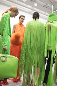 Backstage at Emilio Pucci RTW 2017