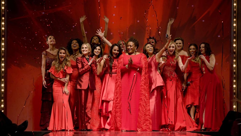 Katie Holmes Hosts Macy's Red Dress Runway Show, Talks New Projects