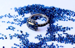 Reign Sapphires Hallmark engagement ring