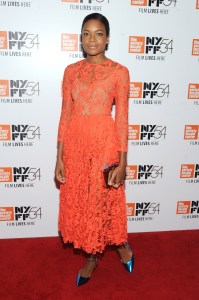 Naomie Harris in Elie Saab at the "Moonlight" New York screening