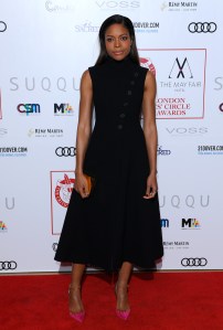 Naomie Harris in Dior at the London Critics' Circle Film Awards