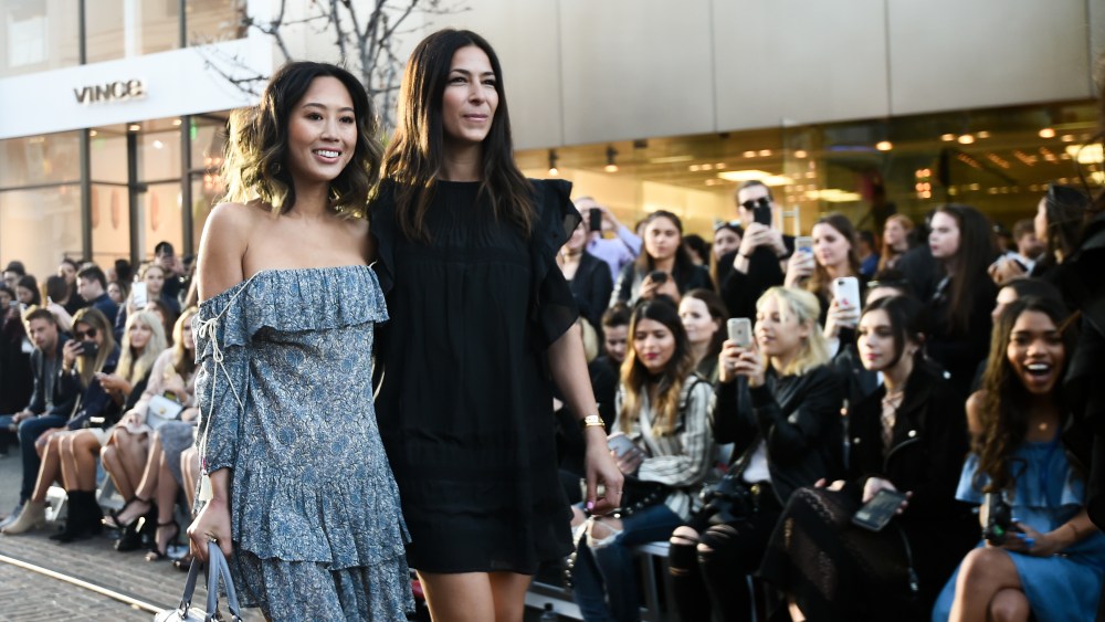Aimee Song Rebecca Minkoff L.A. runway show