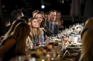 Erica Pelosini, Louis Leeman, James Van Der Beek Rachel Zoe Fall 2017 Presentation