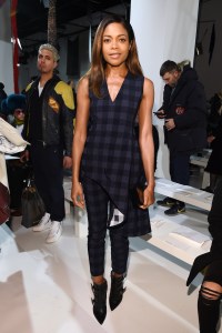 Naomie Harris in Calvin Klein at the Calvin Klein show