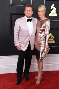 James Corden in Tom Ford Julia Carey Grammy Awards Fashion 2017