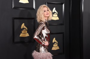 Katy Perry in Tom Ford Grammy Awards Fashion 2017