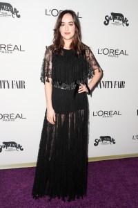 Dakota Johnson in Dior Vanity Fair and L'Oreal Paris Celebrate Young Hollywood