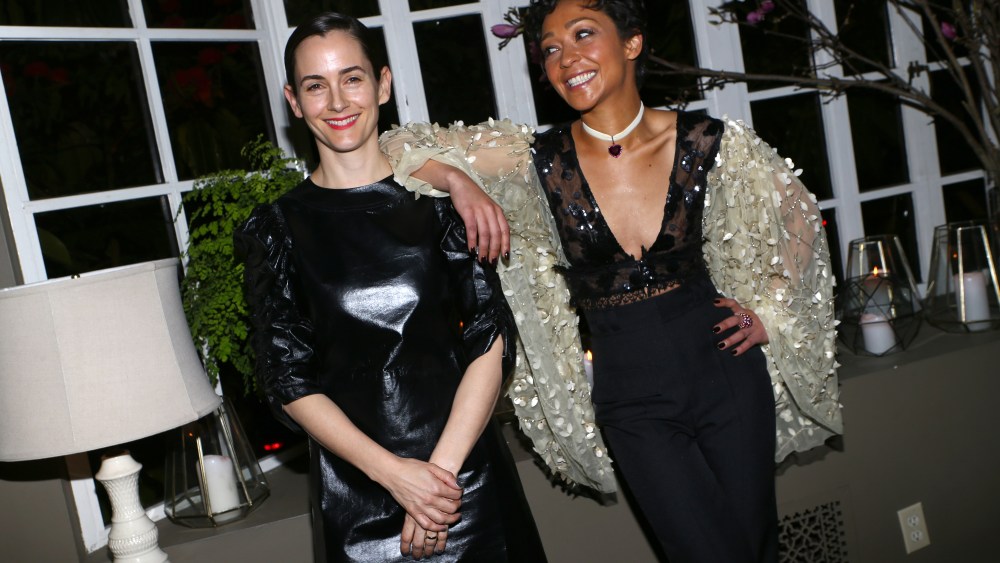 Karla Welch Ruth Negga in Rodarte Gemfields Oscars Cocktail Party