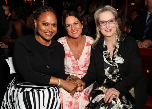 Ava DuVernay, Cathy Schulman and Meryl Streep Women in Film cocktail party