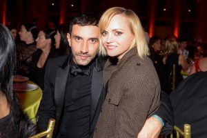 Riccardo Tisci and Christina Ricci