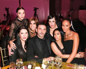 Mariacarla Boscono, Marina Abramovic, Carine Restoin-Roitfeld, Riccardo Tisci, Ladyfag, Nicki Minaj and Joan Smalls