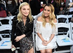Jessica Stam and Lauren Conrad