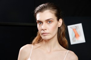 Backstage at Salvatore Ferragamo RTW Fall 2017