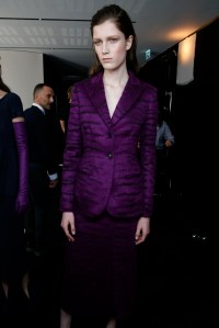 Backstage at Salvatore Ferragamo RTW Fall 2017