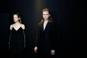 Backstage at Salvatore Ferragamo RTW Fall 2017